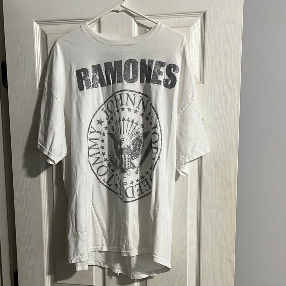 White Ramones Graphic T-Shirt